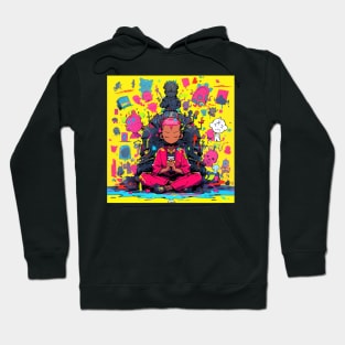 Mystical Doodle Meditator Hoodie